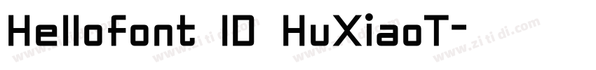 Hellofont lD HuXiaoT字体转换
